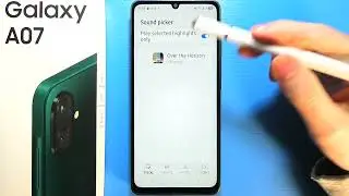 Samsung Galaxy A07: How to Set Custom Ringtone