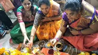 జగన్నధపురం శ్రీరామ మందిరం లో సంధి గొబ్బిళ్ళు పూజ