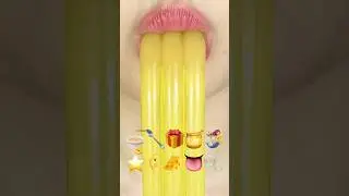 ASMR YELLOW JELLY 노란색 젤리 (eating sounds)