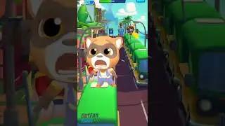 Talking Tom Hero Dash Hero Tom Raccoons Chase Funny Race OutFun Gameplay #Shorts