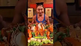 UNDEFEATED Seafood Challenge in Singapore: Can Katina Eats Kilos Conquer Zermatt Platter? Part 2