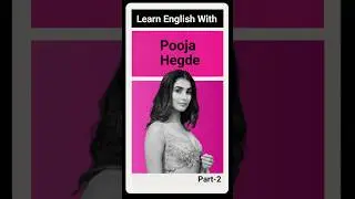 Learn English With Pooja Hegde