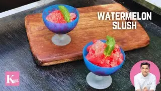 Watermelon Ice cream Sorbet | Watermelon Slush Brain-Freeze | Kunal Kapur Recipes | Summer Recipe