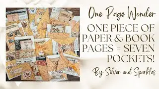 One Page Wonder Tutorial Number 24! Book Page&nbsp;Ephemera - 7 Pockets! #onepagewonder