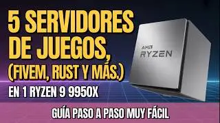Como CREAR 5 SERVIDORES de FiveM, Rust, ARK en 1 DEDICADO (Ahorra 70%)