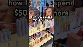 What to buy at Sephora with $50 #makeupshorts #sephorahaul #makeup #sephora #skincare #beauty #haul