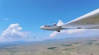 ASW-19B Take off and landing