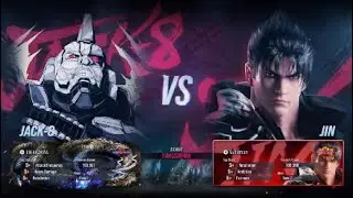 TEKKEN&trade;8 Ranked Matches ~ Mighty Ruler ~ Jack-8 (Jin) vs. Jin part 2 4K!