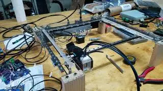 First tests of CoreXY Filameister on Duet3D wifi