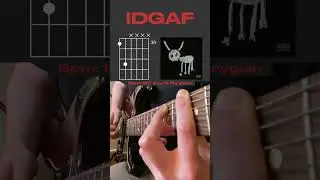 IDGAF - Yeat (Feat. Drake) | Guitar Cover (With Chords) |