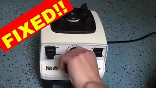 VitaMix Замена скачущего регулятора скорости &mdash; ПРОСТАЯ замена сломанного потенциометра/реостата