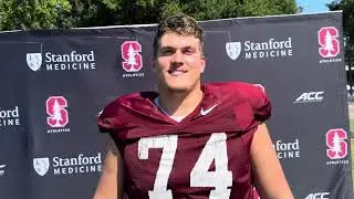 Fisher Anderson is excited to be wearing No. 74 again 