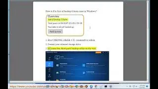 Fix Size of backup 0 bytes issue in Windows 11/10/8/7