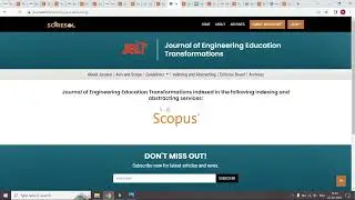 #shorts #scopusjournals #freejournals #scopus #elsevier #education