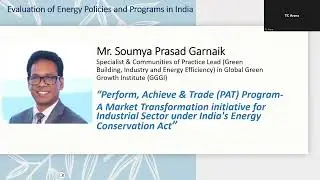 EEAP Webinar Series, Evaluation of Energy Policies and Programs in India