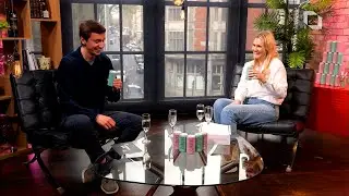 Wine tasting in the London Live studio with Alicia and Tom