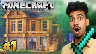 Minecraft PE survival series Ep 1 in 1.21 ll Hindi 🇮🇳 ll