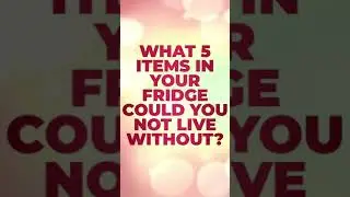 Maggie Q's 5 Essential Items From Her Fridge #shorts
