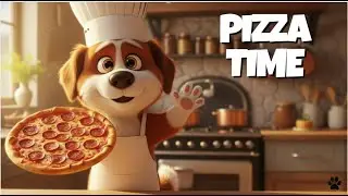 Chef Paws and the Midnight Moon-Dough Pizza 🌕🍕 | A Magical Nighttime Cooking Story