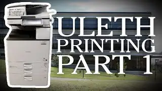 Printing at the University of Lethbridge (Printing - Part 1)