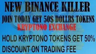 Next Binance killer hold tokens | get 50% | discount trading fee sign up get 50$ doller