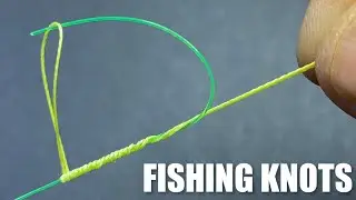 A este amarre de pesca le llaman nudo YUCATAN y es muy confiable para unir lineas