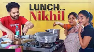 Lunch with Nikhil || Captian Mom || Nikhil Vijayendra Simha ||