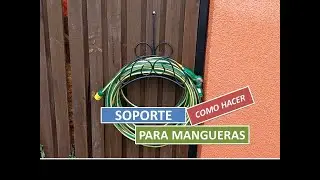 COMO HACER SOPORTE PARA MANGUERAS - ARTESANIA EN FIERRO - 💰💸GANA DINERO 💸💰