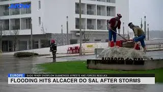 Flooding hits Alcacer do Sal after storms
