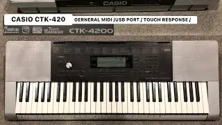 Casio Ctk-4200 Keyboard General Midi / USB Port / Touch Response ( Wilsons music instruments )