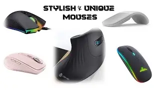 Stylish & Unique Mouse | Best Mouse for Laptop | Zebronics Logitech iClever Ergonomic Microsoft Arc