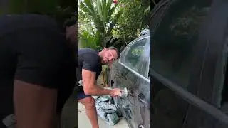 Testando o desamassador de carros viral da internet! 😮