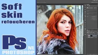 Soft skin retoucheren in Photoshop met airbrush effect