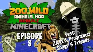 Minecraft SMP: Zoo and Wild Animal (ZAWA) Mod - EP8 - Angry Beavers!