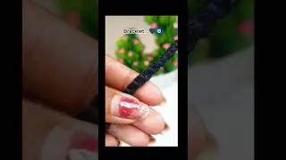 5 Min black thread bracelet..🖤🧿             #bracelet#viralshorts #diy #blackthread #1million #like
