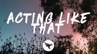 YUNGBLUD & Machine Gun Kelly - acting like that (Lyrics)