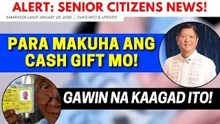 ✅ SENIOR CITIZENS NEWS: PARA MAKUHA ANG CASH GIFT NA ITO GAWIN KAAGAD! SIGURUHIN NIYO ITO