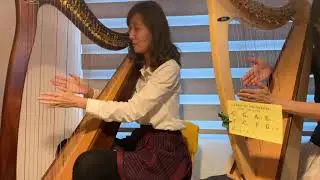 HeartStrings Harp & Heart ❤️ e -心閣  Episode #1 : Pachelbel Canon ( Harp Tutoria HK 豎琴教學 )