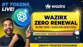 WazirX Recovery Token मिल गया , WazirX Recovery Tokens Issued, Wazirx Exchange New Update, Wazirx 