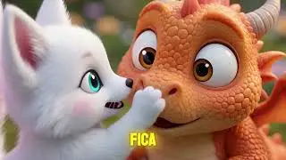 O Dragãozinho e a Raposa Brilhante 🐉✨