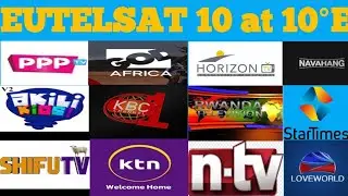 Eutelsat 10 at 10&deg;e c band dish setting !!10e new update@ eutelsat 10e channel list today 2024