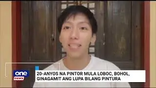 Boholano artist turns soil into paintings