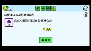 Pou (Mobile): Jet Pou 5th Achievement (Score 150) Speedrun in 03:30