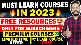 BEST COURSES TO LEARN IN 2023 | PREMIUM COURSES FREE ACCESS | LIMITED TIME ACCESS