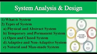 03 - System Analysis & Design Full Guide | What is System | Types of System | Physical and Abstract