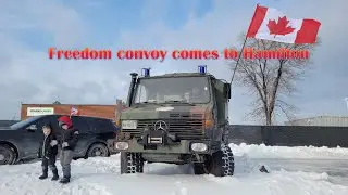 Freedom convoy comes to Hamilton
