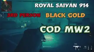COD MW2 3rd Person Black Gold Gameplay