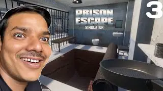 Prison Escape Simulator! #03 mobile gameplay 🤗 gaming indian bhai 