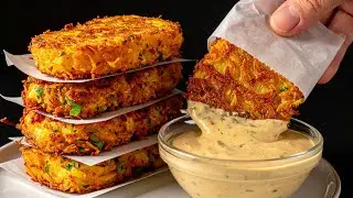 Самые лучшие домашние картофельные оладьи! Легко готовятся и получаются хрустящими!Ужин за 10 минут!