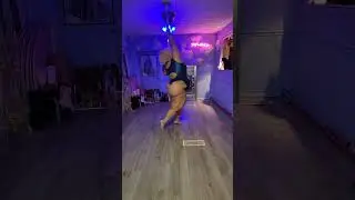 SSBBW Plus Size Pole Dancer in Blue